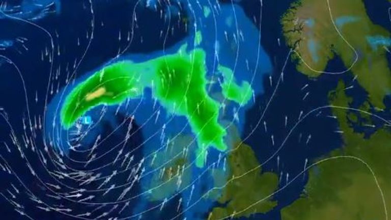 Storm Hector is expected to hit the UK on Thursday