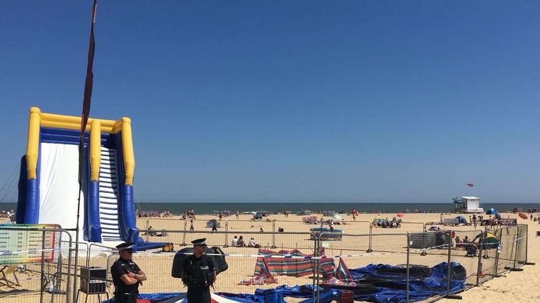 Emergency services called to serious incident Gorleston beach Emergency services called to serious incident Gorleston beach
