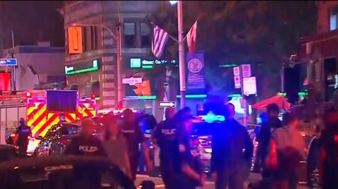 Scene of shooting in Toronto. Pic: CTV