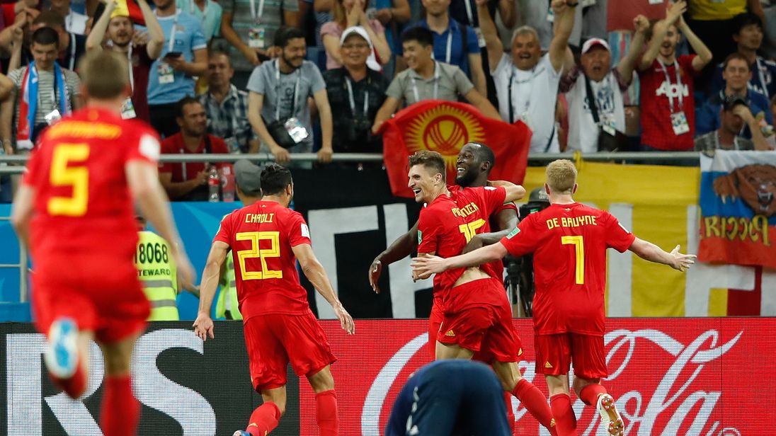 Image result for pic of belgium win japan