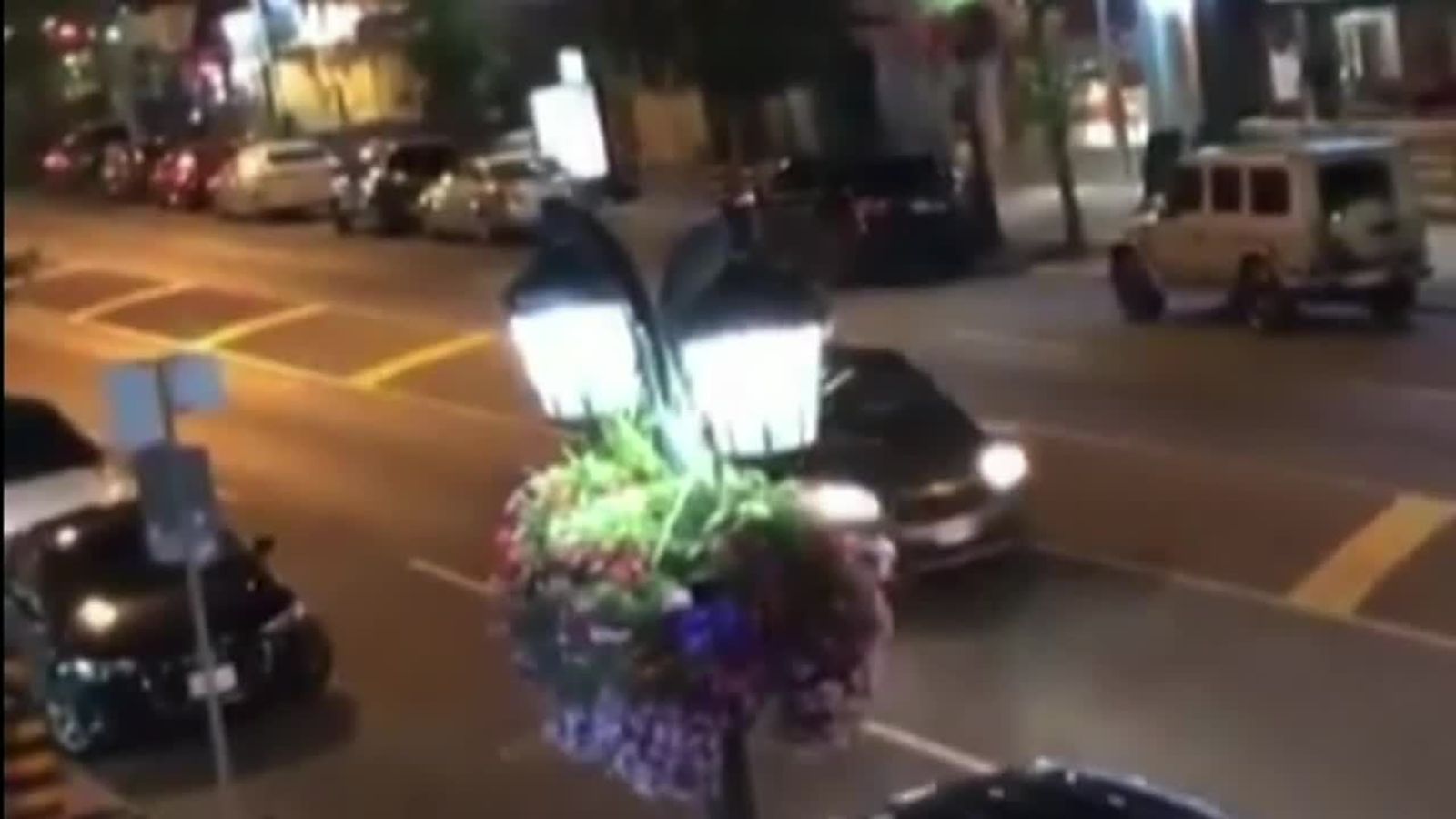 Gunman filmed firing into restaurant | News UK Video News | Sky News