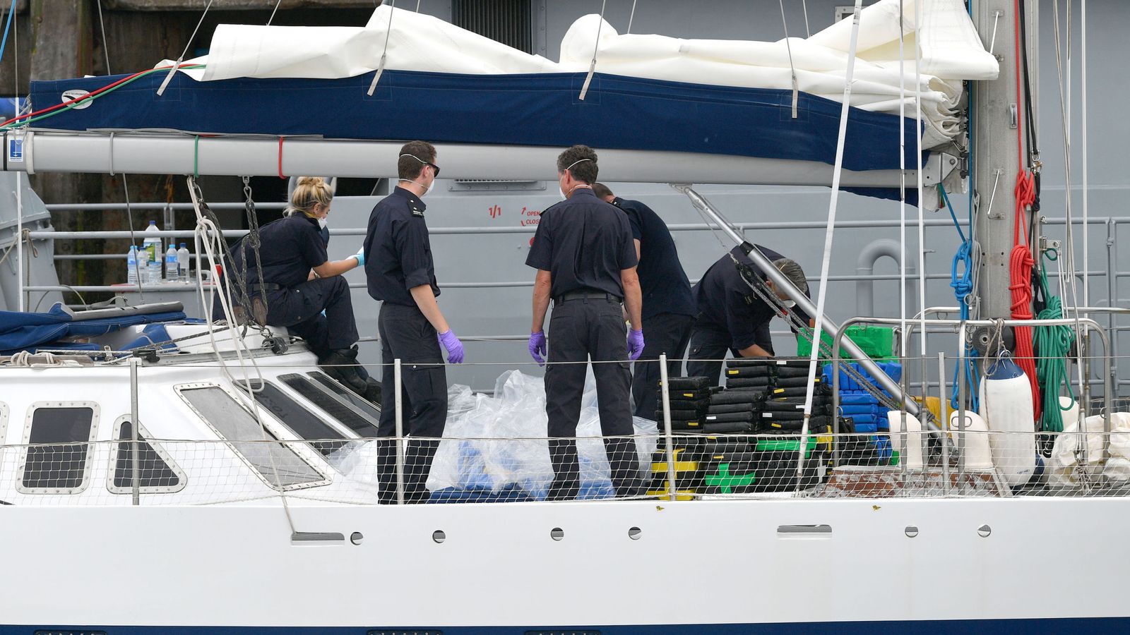 Two 'drug smugglers' arrested as yacht seized off Cornwall coast | UK ...