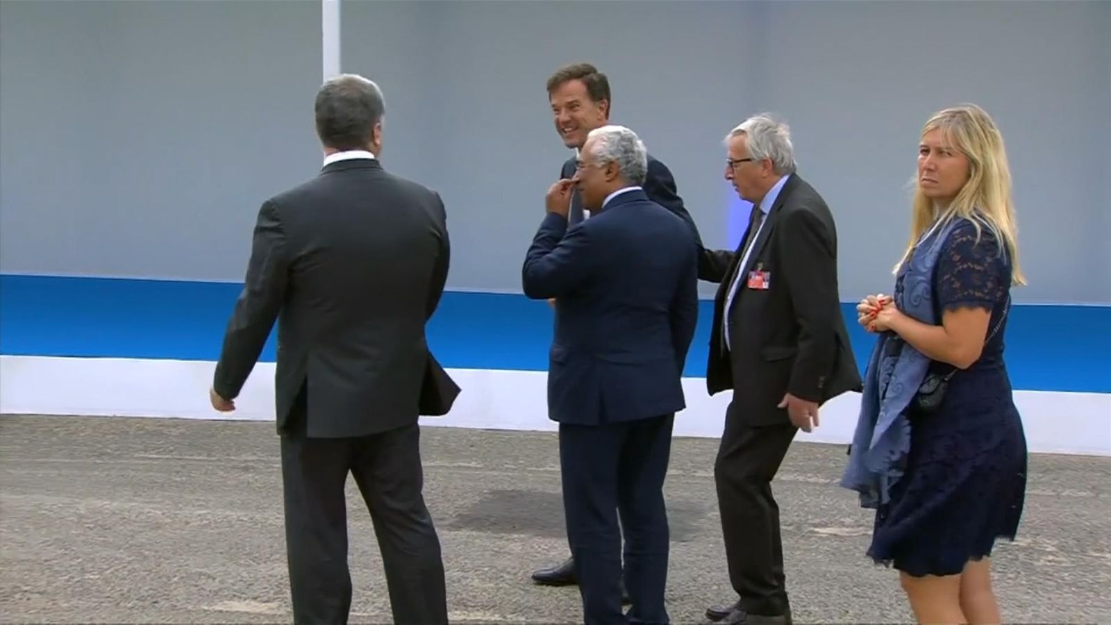 EU denies 'insulting' claim Jean-Claude Juncker was drunk NATO summit | World News | Sky News