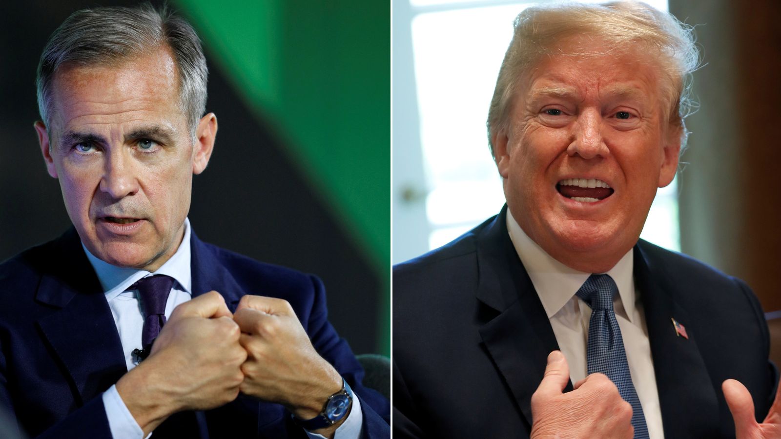 Mark Carney: If Trump carries on he will hurt world economy | Money News | Sky News