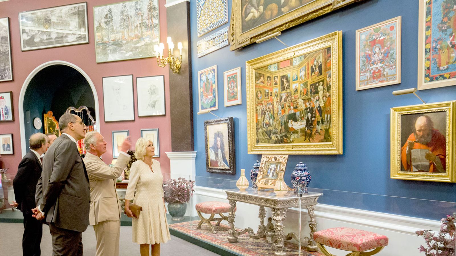 Prince Charles' art collection and family photos go on display UK