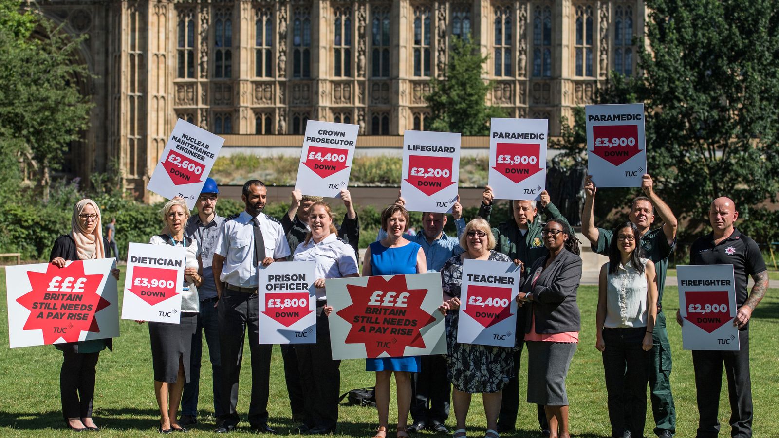 Public Sector Pay Cap Scrapped As Workers Get Pay Rise Uk News Sky News 9517