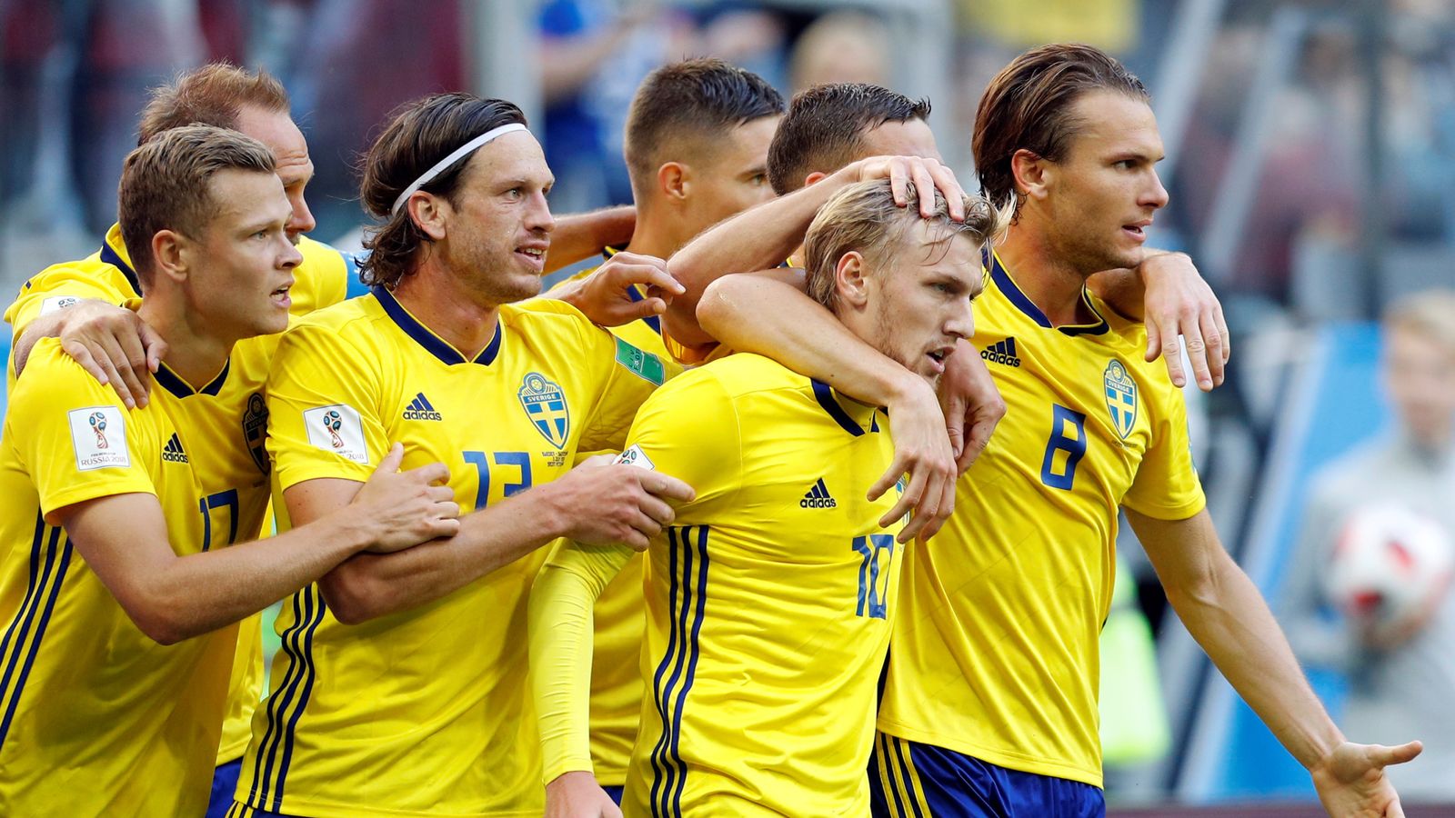World Cup Sweden beat Switzerland to set up possible quarterfinal