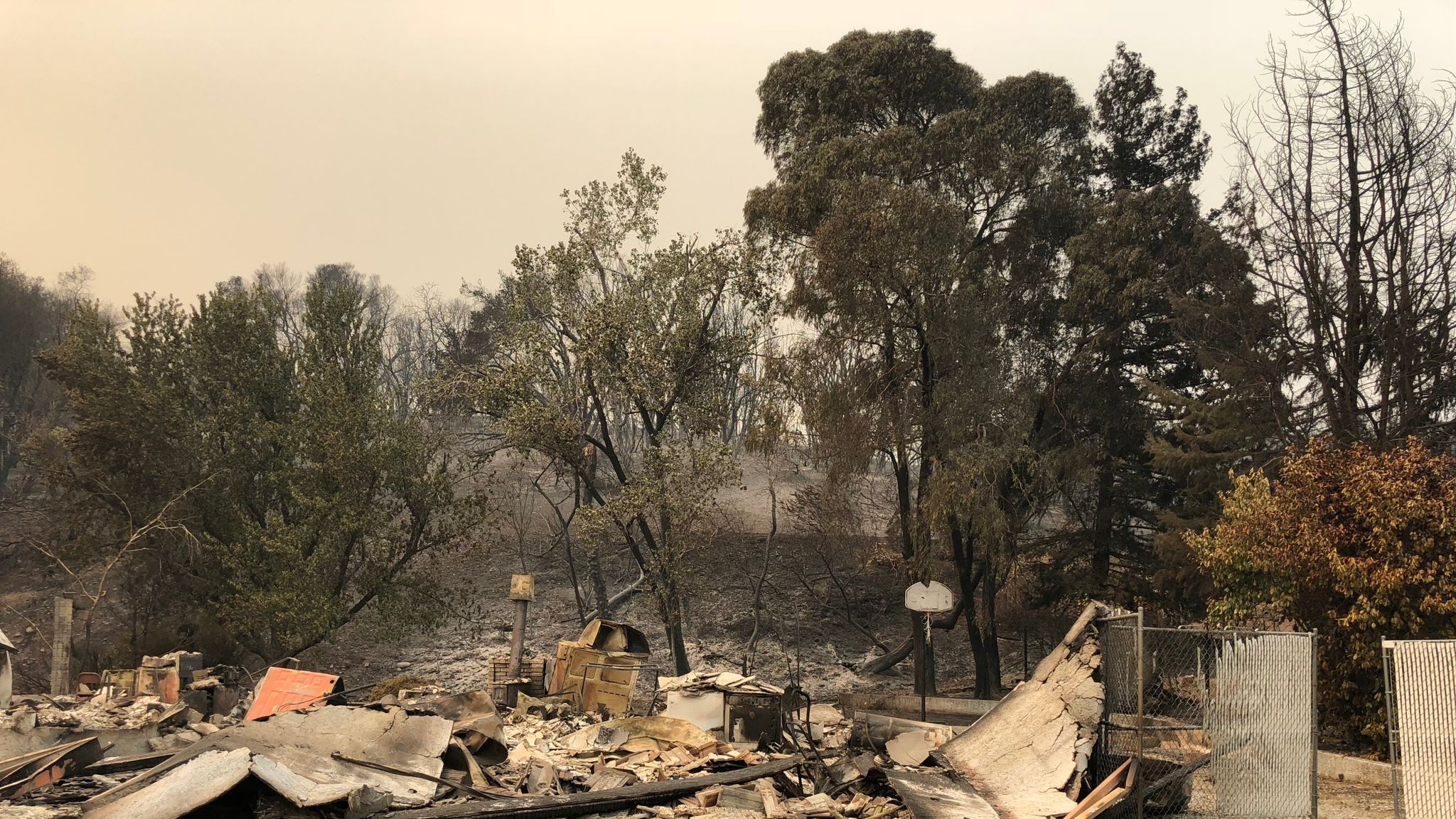 California wildfires The eerie aftermath of devastating 'fire