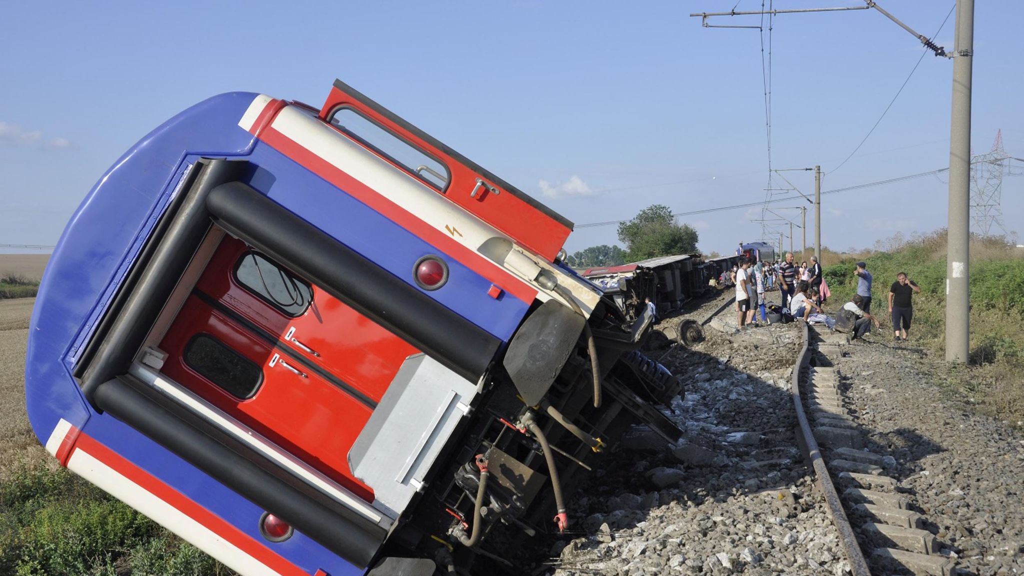 At least 24 people killed and dozens injured as train derails in Turkey