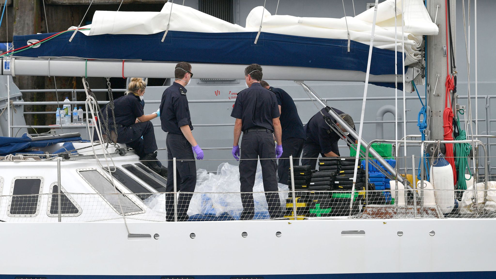 yacht seized with drugs