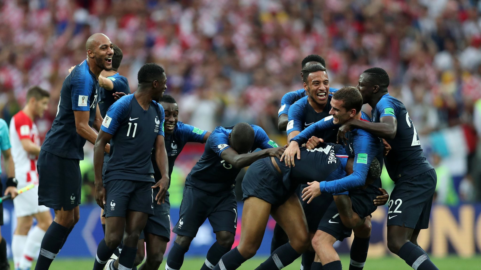 France win World Cup with 4-2 victory against Croatia | Breaking News ...