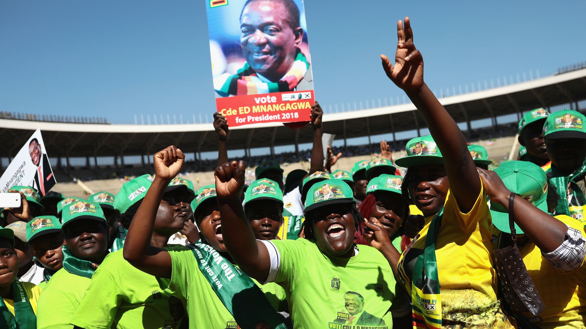 Zimbabwe Rallies One Last Time Before Historic Election World News 