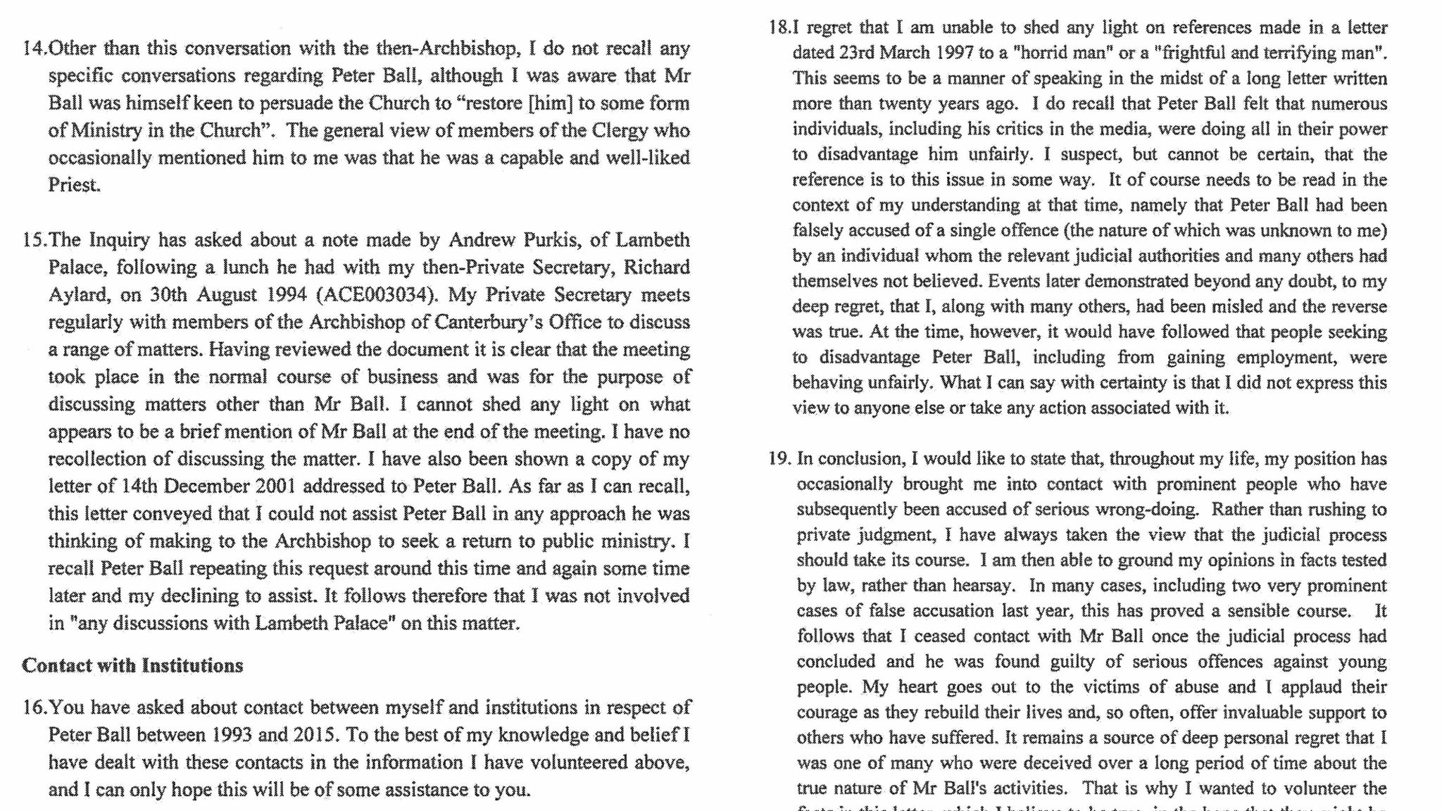 Charles denies trying to influence inquiry into sex abuse UK(02)