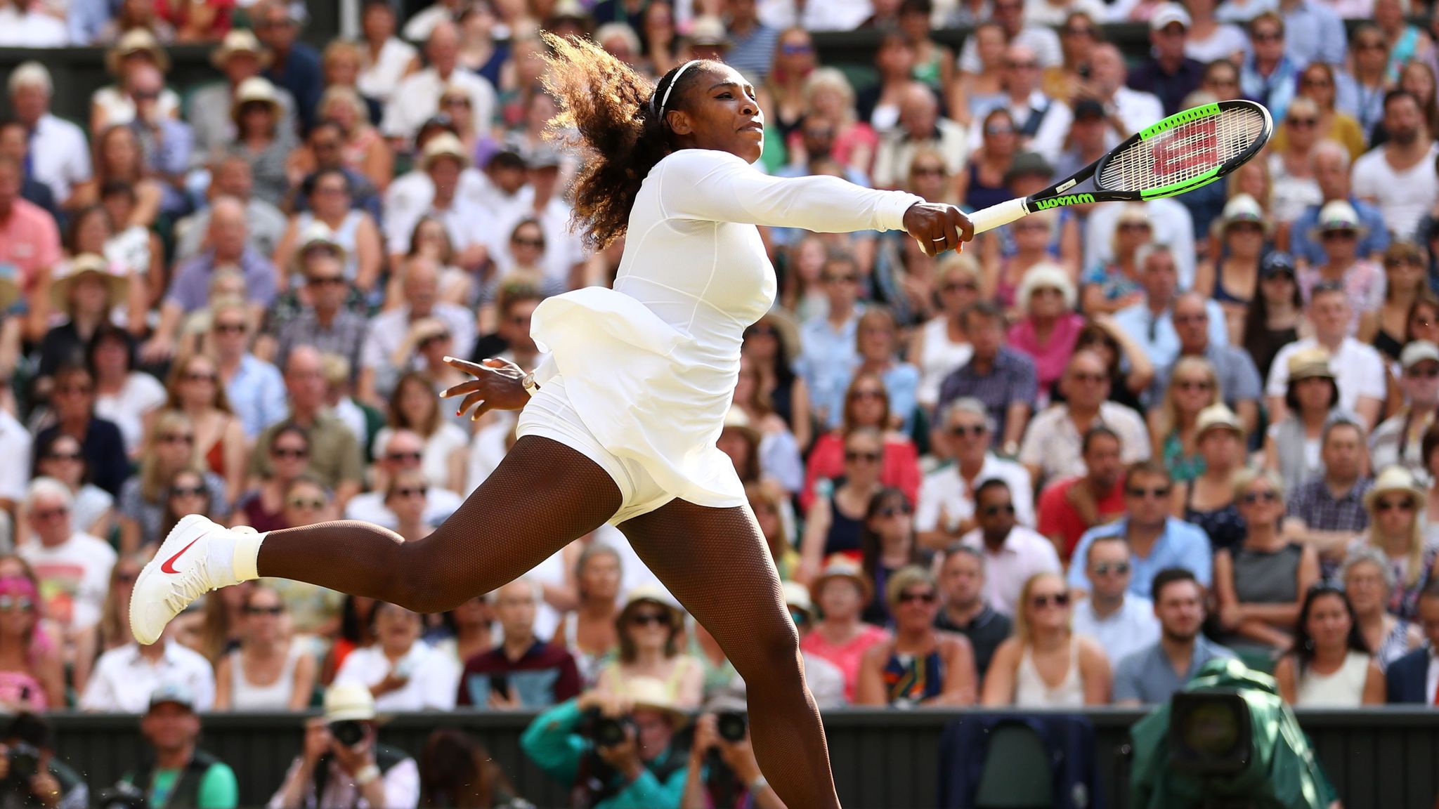 Serena loses Wimbledon in first final since maternity UK News Sky News