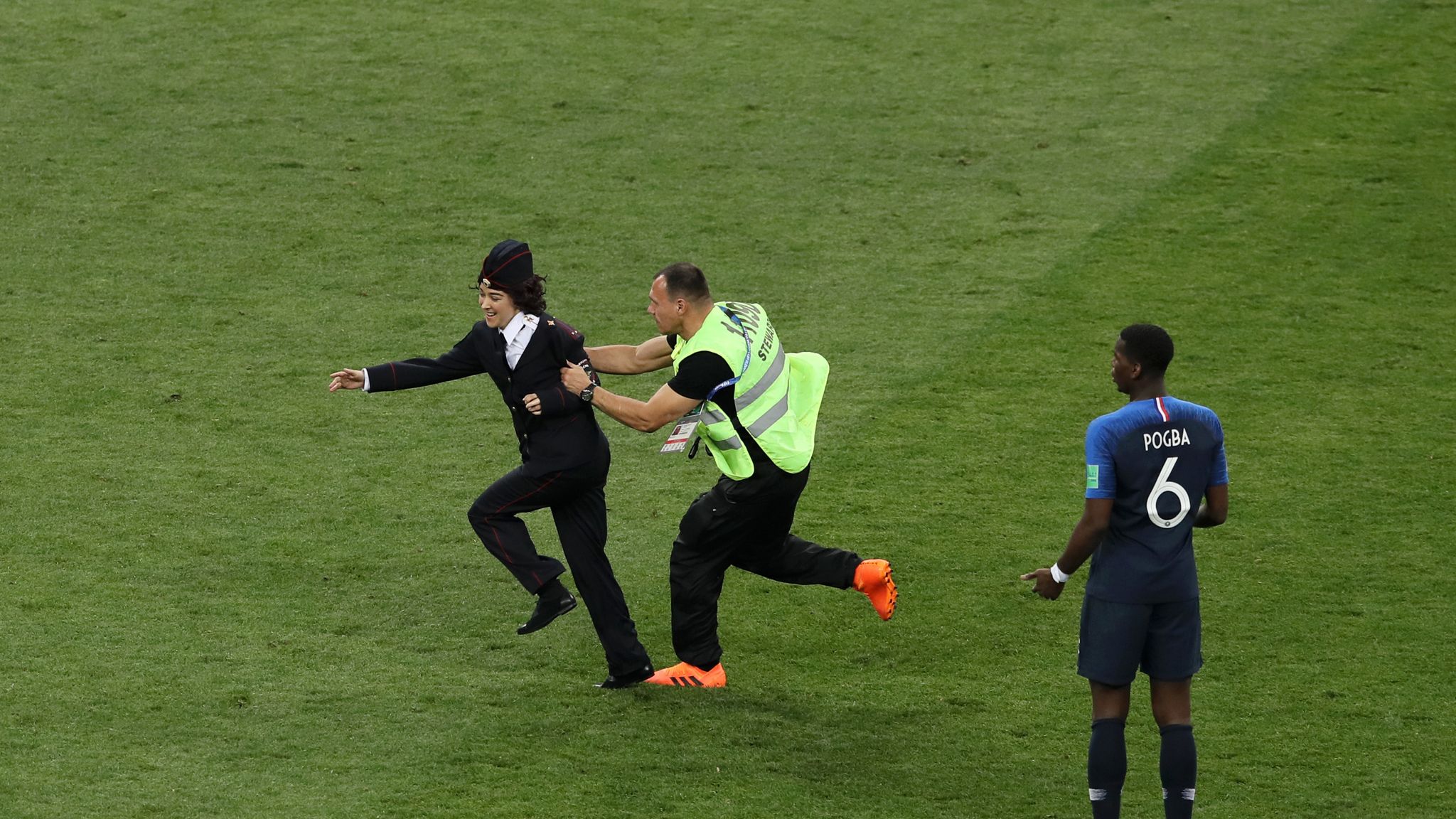 World Cup Final Protest Stewards To Be Punished For Failing To Stop