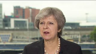 Theresa May objects to EU's stance on Northern Ireland border post-Brexit