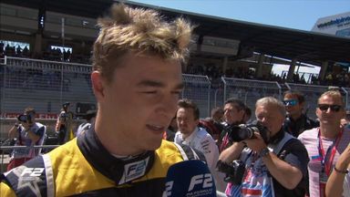 F2 Race 2: Top 3 interviews
