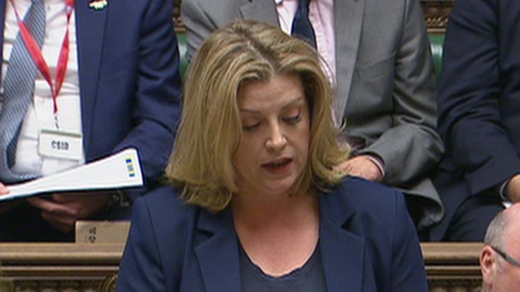 Penny Mordaunt is first government minister to use sign language in the House of Commons