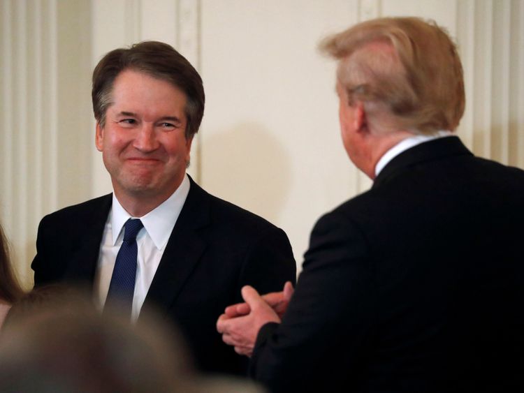 Brett Kavanaugh accuser 'feared he would rape her' Brett Kavanaugh accuser 'feared he would rape her'
