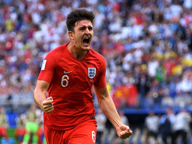 A Harry Maguire header gave England the lead 30 minutes in