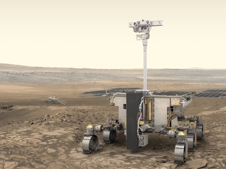 An artistic impression of the ExoMars rover. Pic: ESA