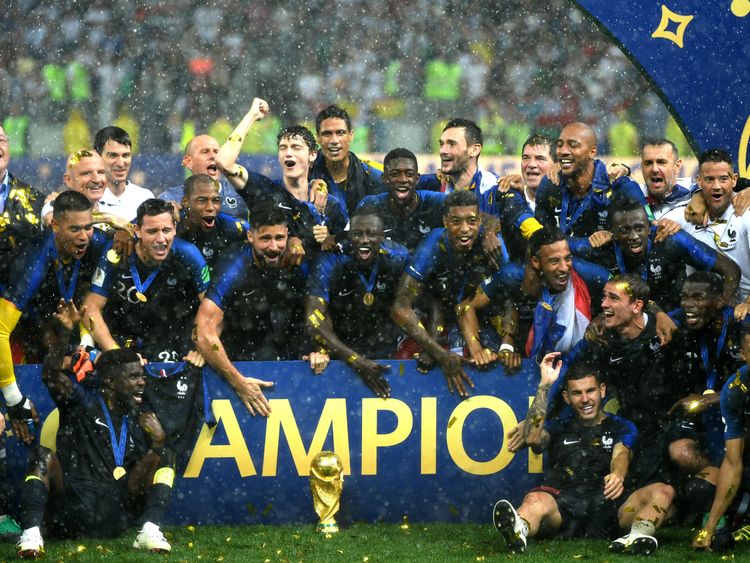France win World Cup with 4-2 victory against Croatia