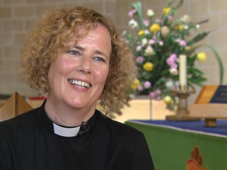 Reverend Margaret Cave has been using contactless for a year