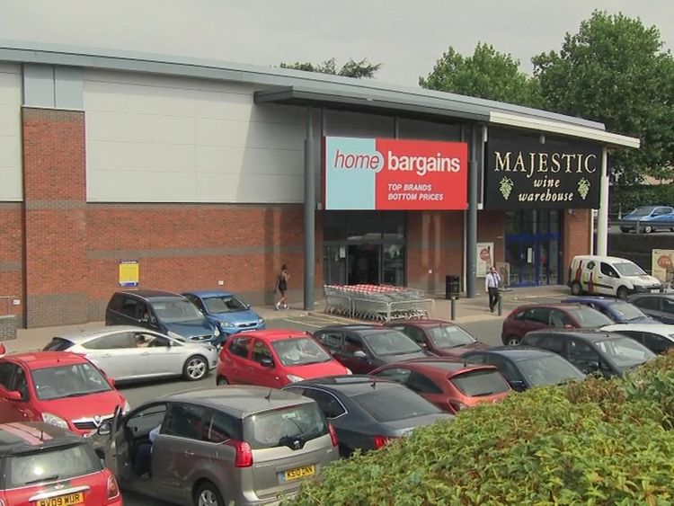 Th toddler was "deliberately targeted" inside the Home Bargains store in a retail park