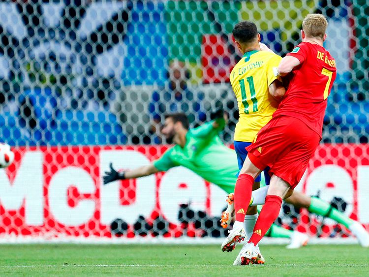 De Bruyne lit up the Kazan Arena with a stunning finish