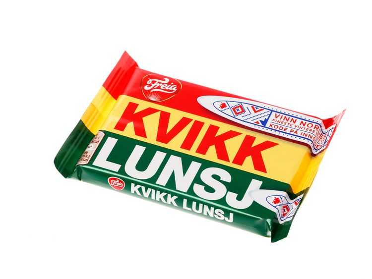 It's main rival is the four-finger Kvikk Lunsj which is a Norwegian treat
