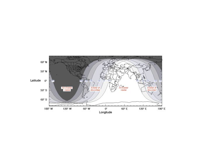 The visibility of the lunar eclipse. Pic: Piruliton