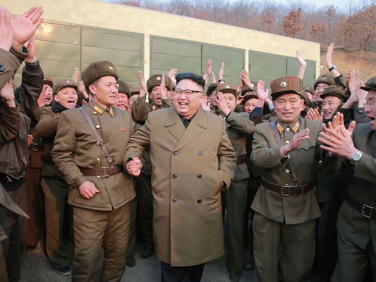 North Korea's leader Kim Jong Un inspects the Sohae Satellite Launching Ground in North Korea