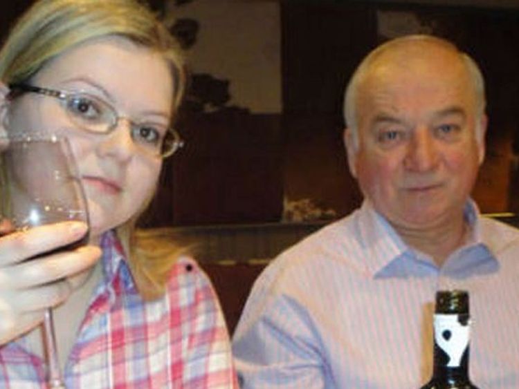 Sergei and Yulia Skripal were attacked with novichok and found slumped on a bench in Salisbury in March