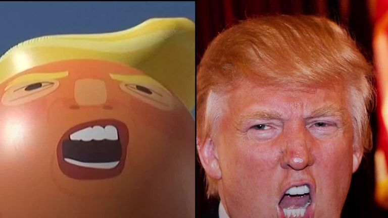 Nona Hurkmans, who&#39;s behind the giant Trump baby balloon, says Trump ‘definitely knows it exists’.
