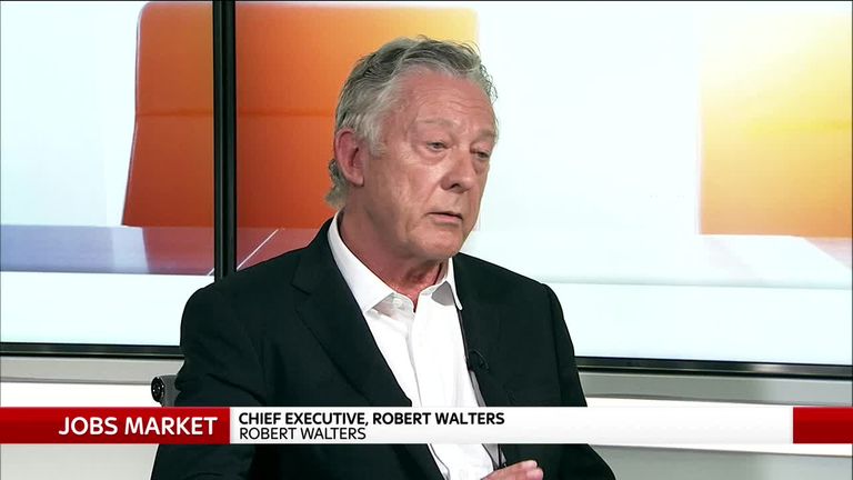 Robert Walters,  founder and chief executive of specialist recruitment firm Robert Walters Group.