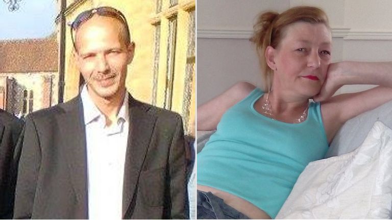 Charlie Rowley (L) and Dawn Sturgess