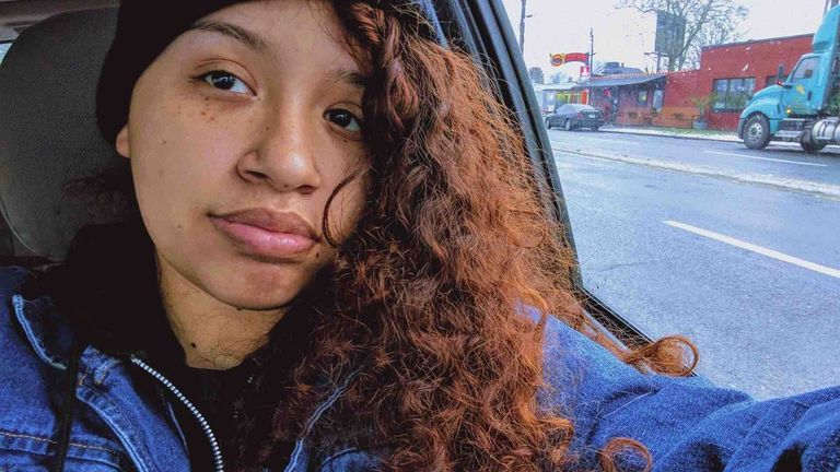 Angela Hernandez survived by drinking water from her car radiator
