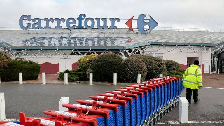 Carrefour is the largest supermarket retailer in France