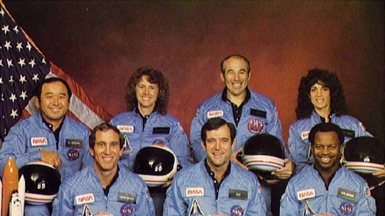 All seven astronauts on board were killed