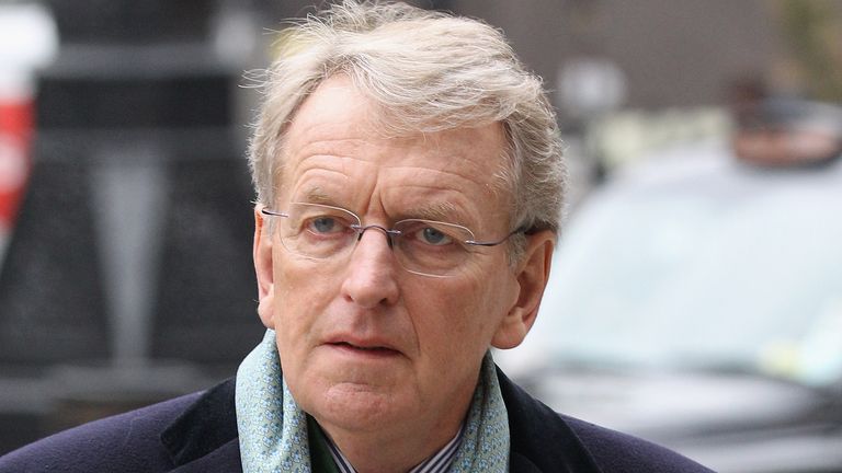 Sir Christopher Meyer, the former Chairman of the Press Complaints Commission, arrives at the High Court to give evidence to the Leveson Inquiry on January 31, 2012