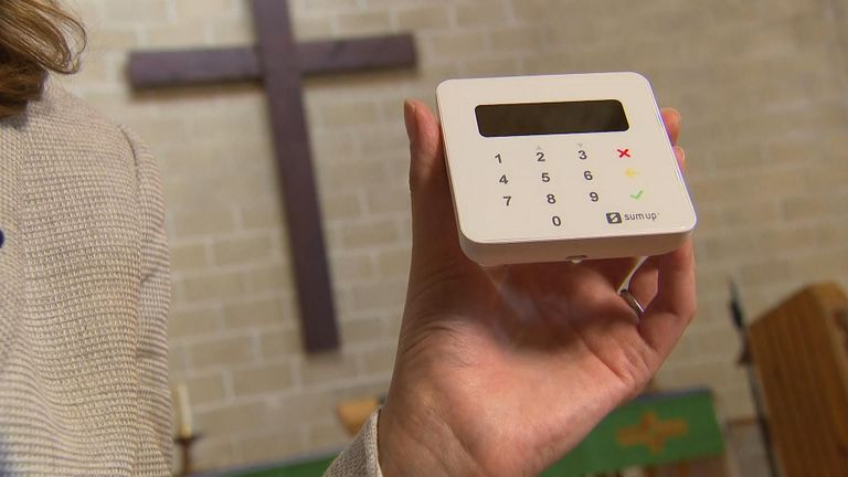The Church of England can now accept contactless payments