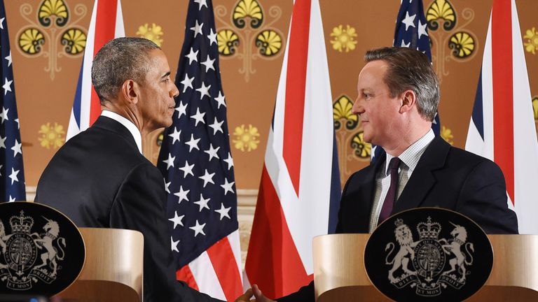David Cameron and Barack Obama