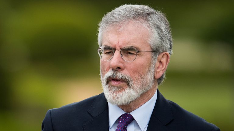 Gerry Adams was the leader of Sinn Fein from the 1980s until 2018