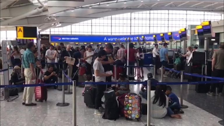 Passengers faced delays and cancellations at Heathrow Airport