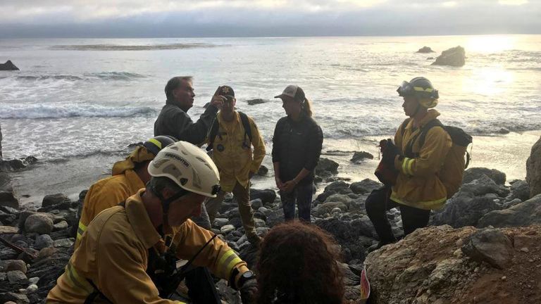 Angela Hernandez was found at the bottom of a cliff by hikers