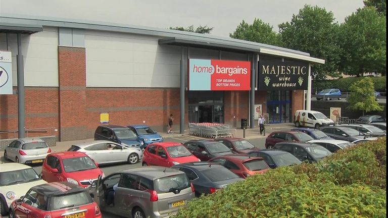 Th toddler was "deliberately targeted" inside the Home Bargains store in a retail park