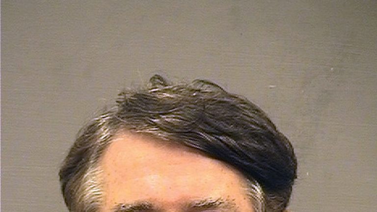 Paul Manafort&#39;s mugshot photo after he was moved to Alexandria detention centre