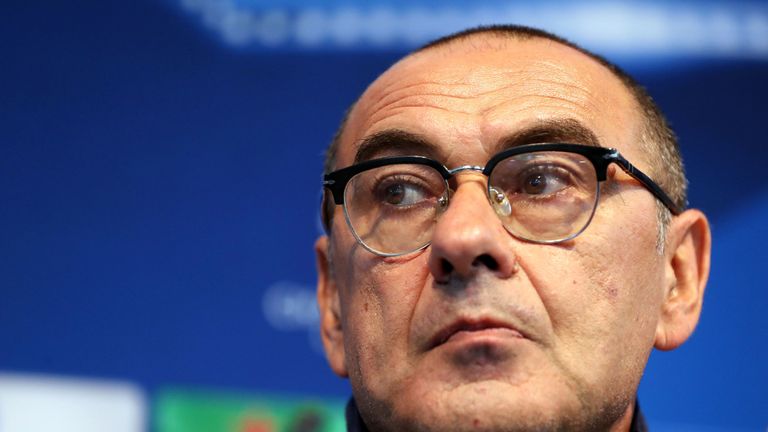 Former Napoli Boss Maurizio Sarri Replaces Antonio Conte As Chelsea Head Coach Uk News Sky News 