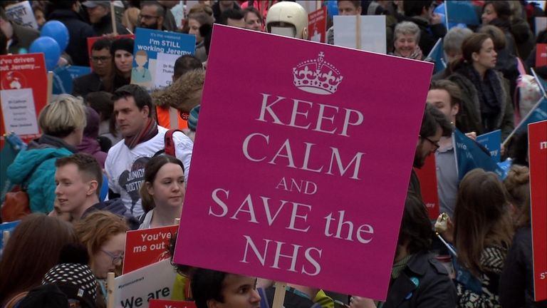 NHS protests