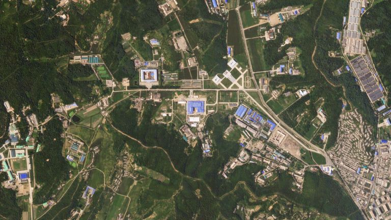 The Sanumdong site, pictured on 29 July, produced N Korea's longest-range missiles 